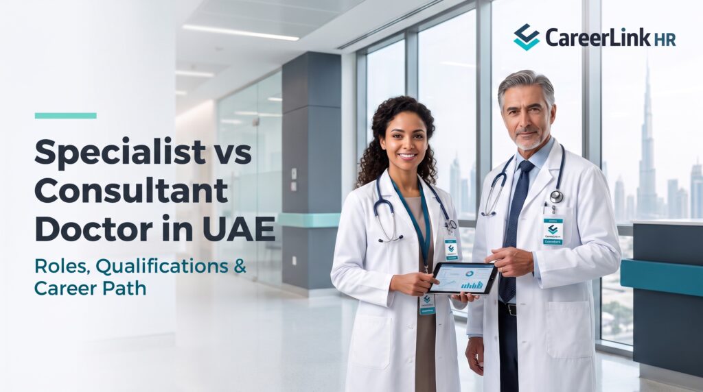 Specialist vs Consultant Doctor roles in UAE